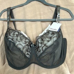 Flirtelle grey balconet 36HH bra